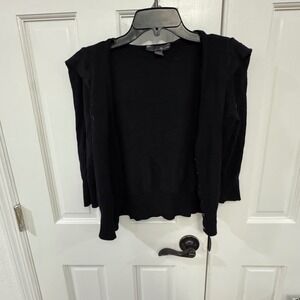 Twenty One Black Button-Front Cardigan | Size Large
